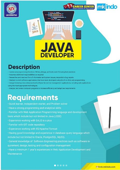 IT Business Analyst, Web Developer, Java