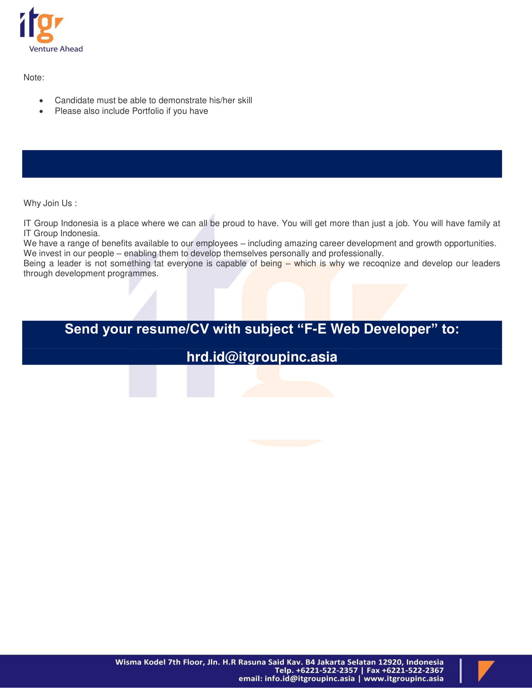 Web Developer
