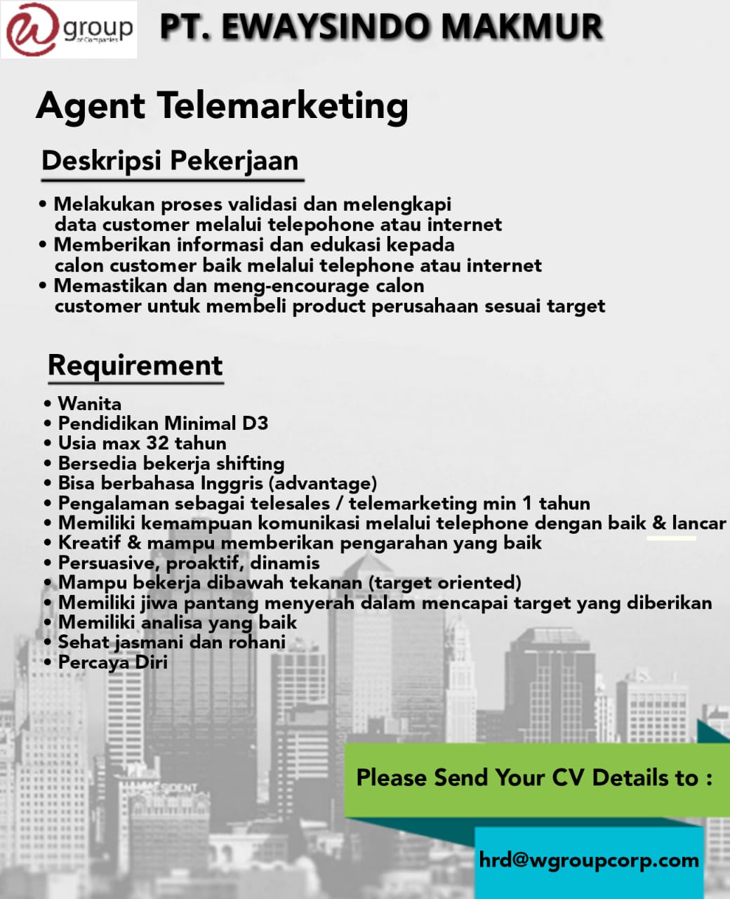 Agent Telemarketing