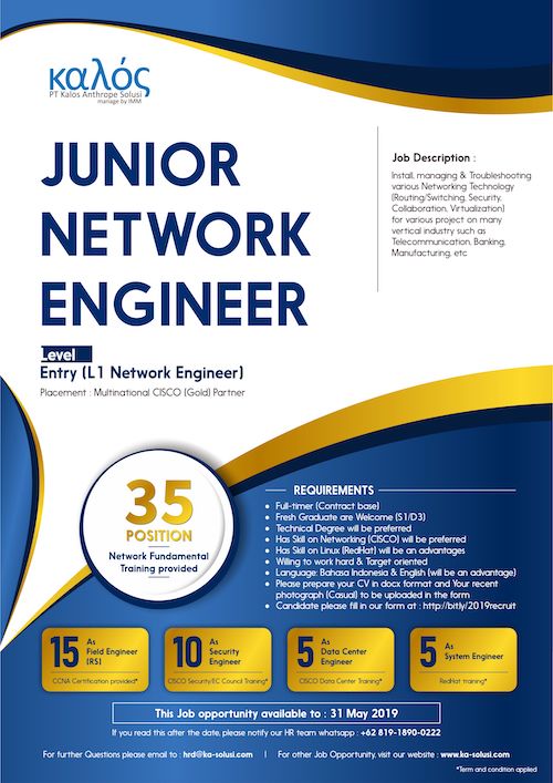 junior network engineer