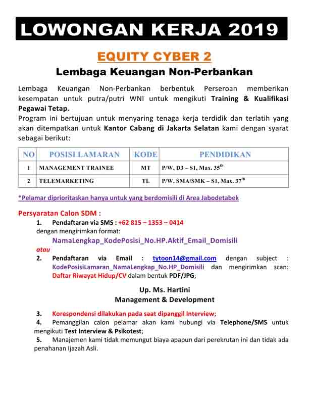 Management Trainee