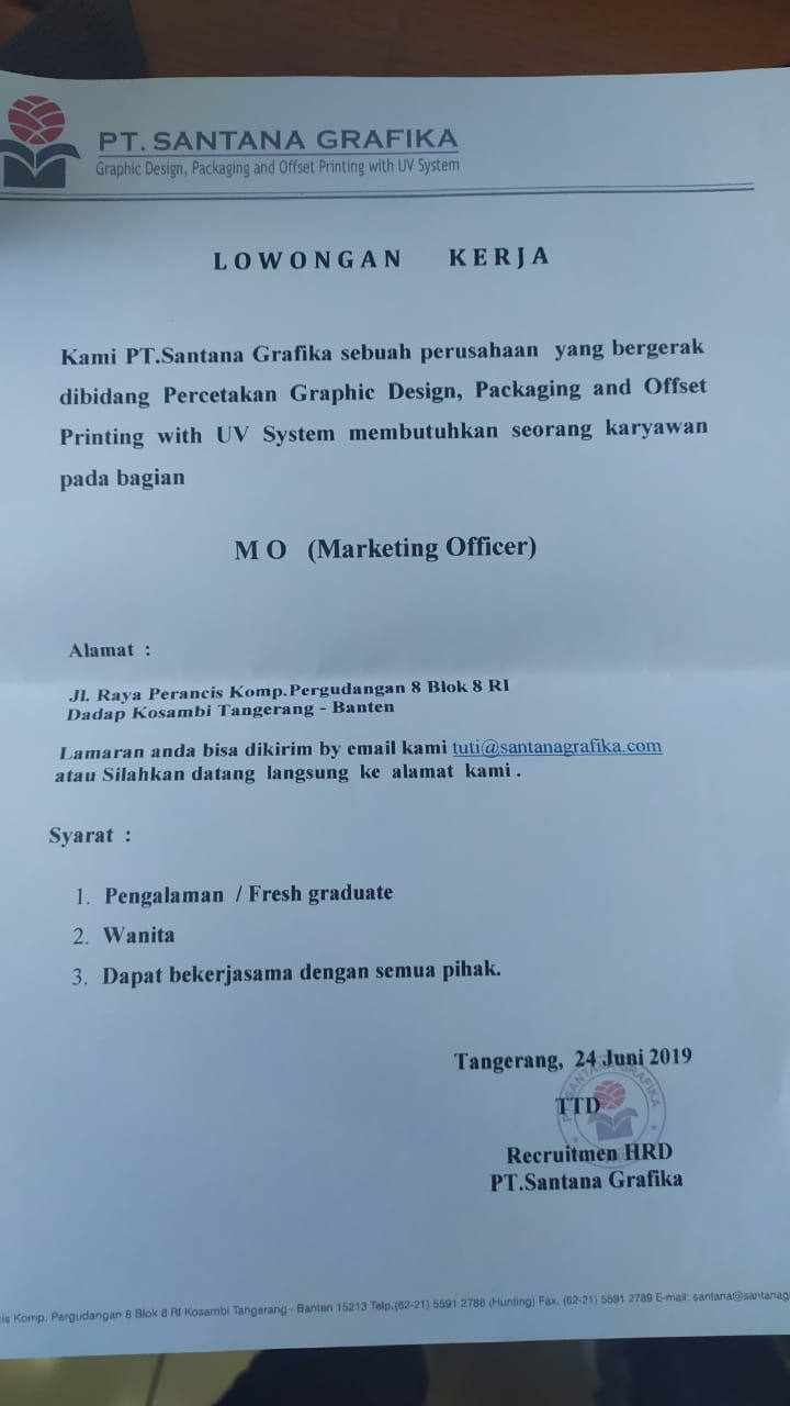 MO (Marketing Officer)