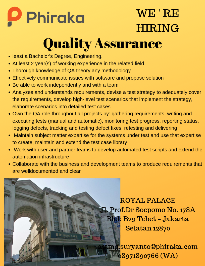 Quality Assurance (QA)