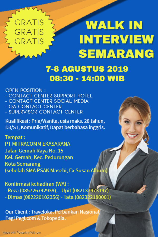 Contact Center Support Hotel, Contact Center Social Media, QA Contact Center, Supervisor Contact Cen