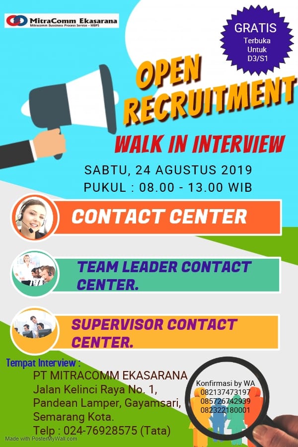 Contact Center, Team Leader Contact Center, Supervisor Contact Center