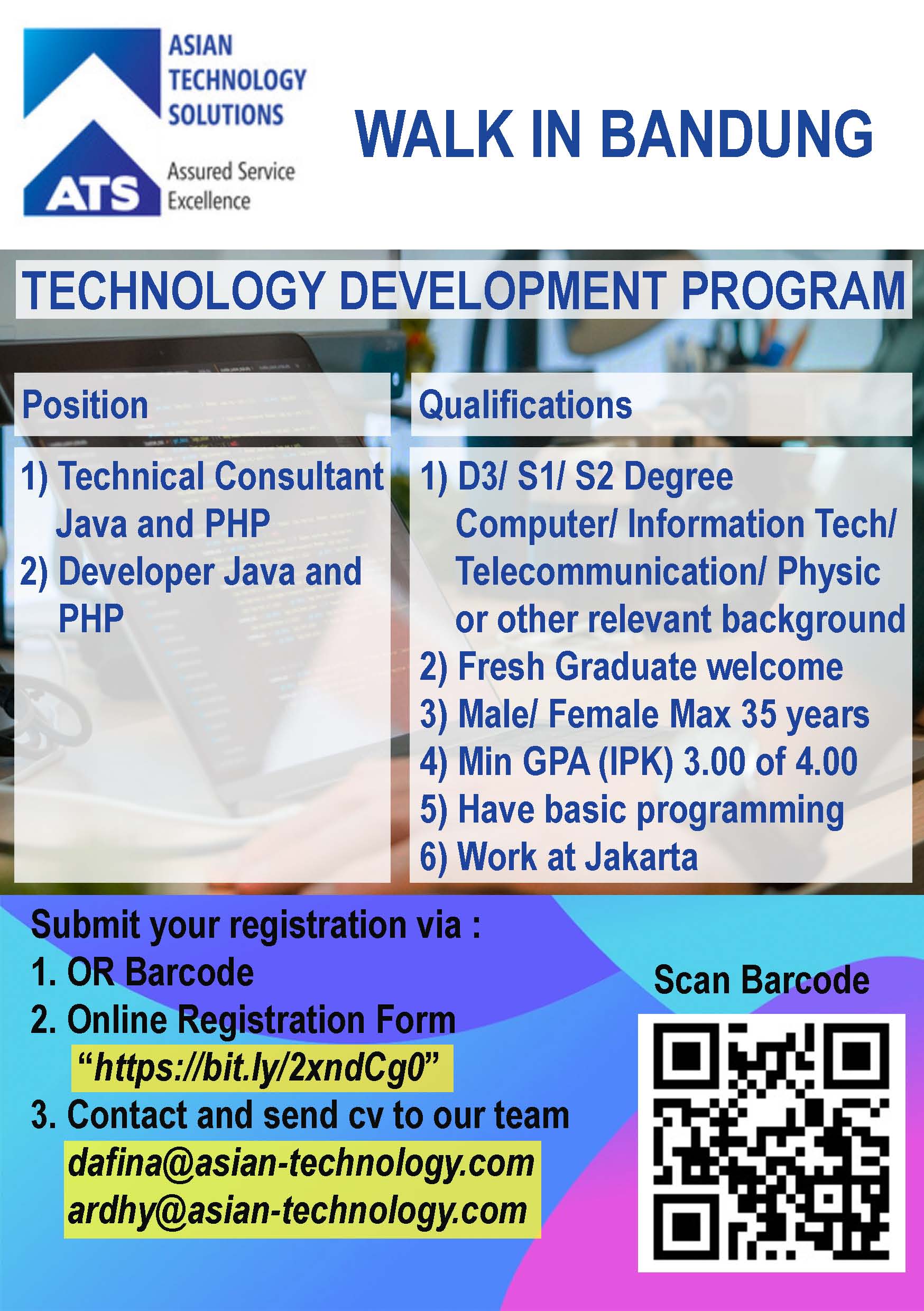 Technical Consultant Java And PHP, Developer Java and PHP