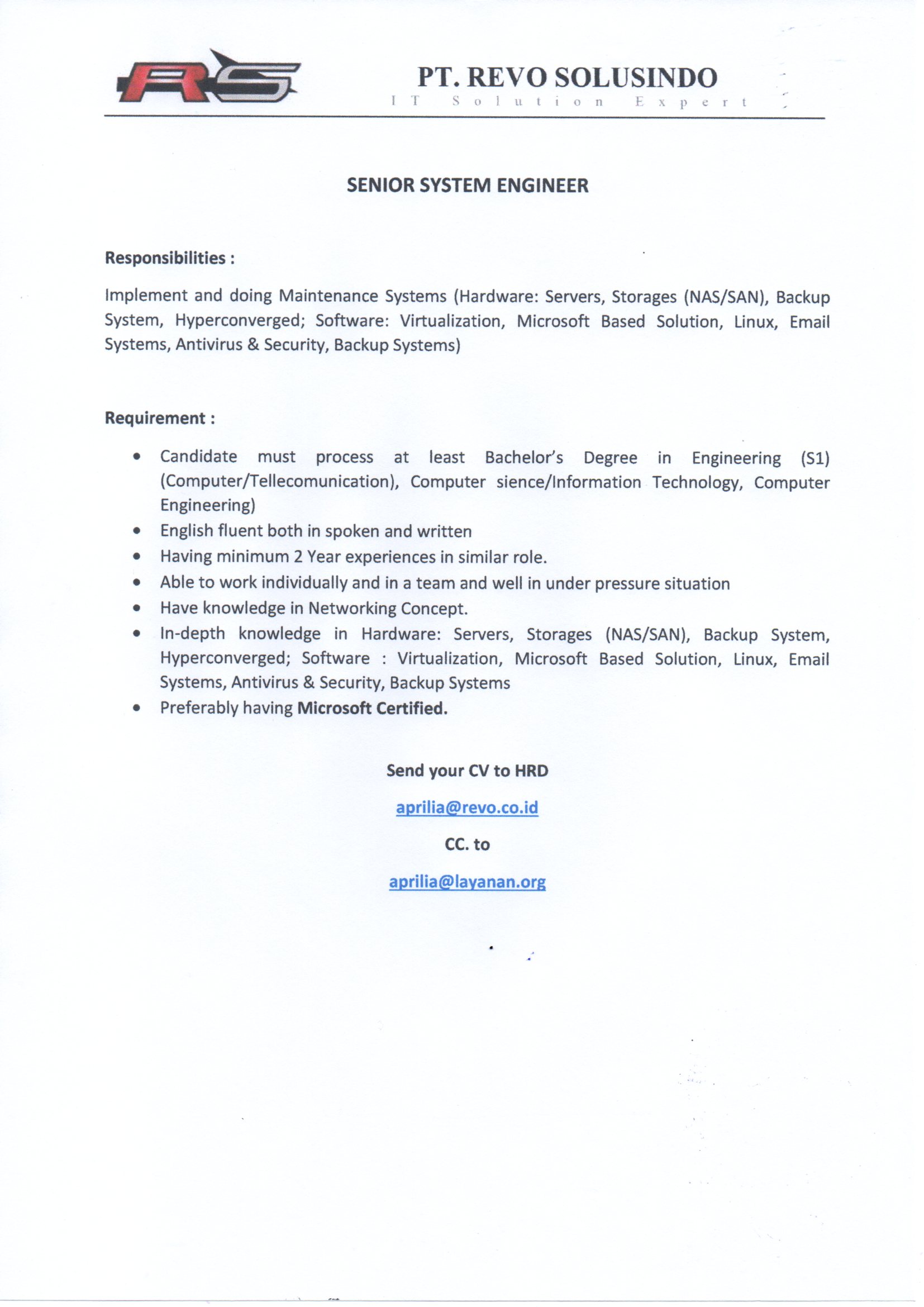 System Engineer