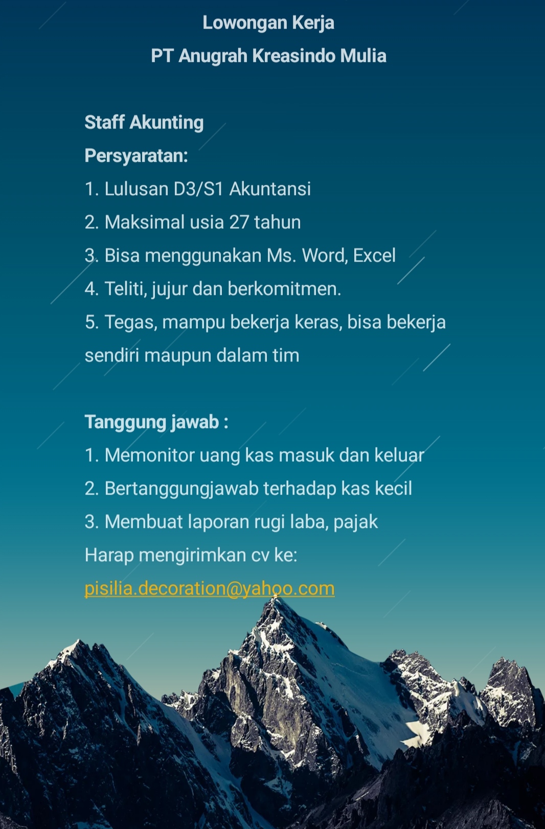 Staff Accounting