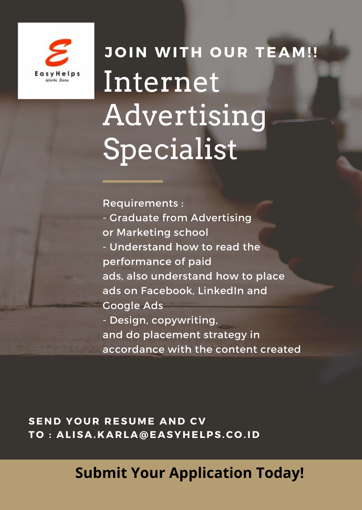 Internet Advertising Specialist
