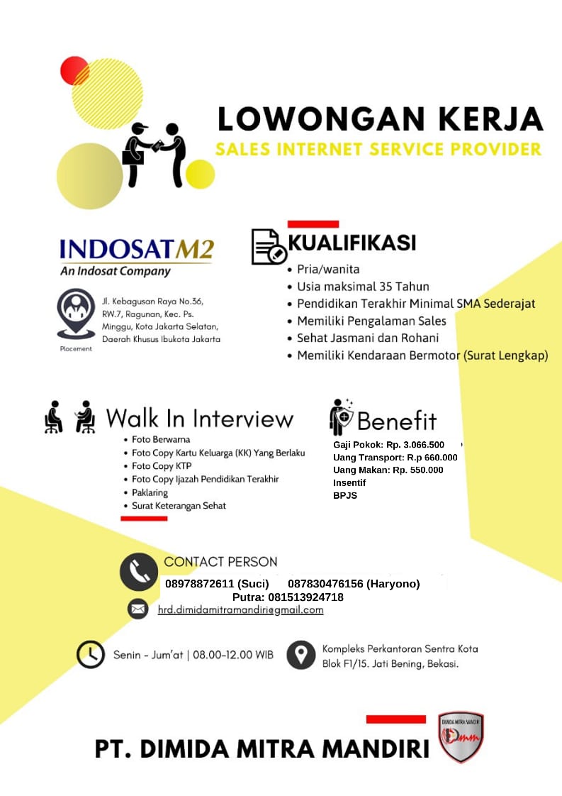 Sales Internet Service Provider
