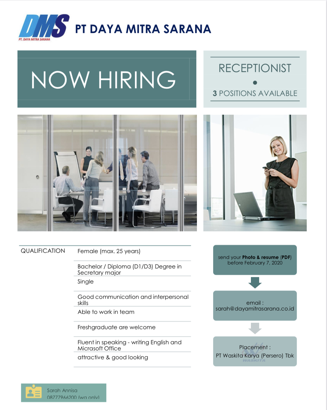 Receptionist
