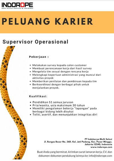 Supervisor Operasional