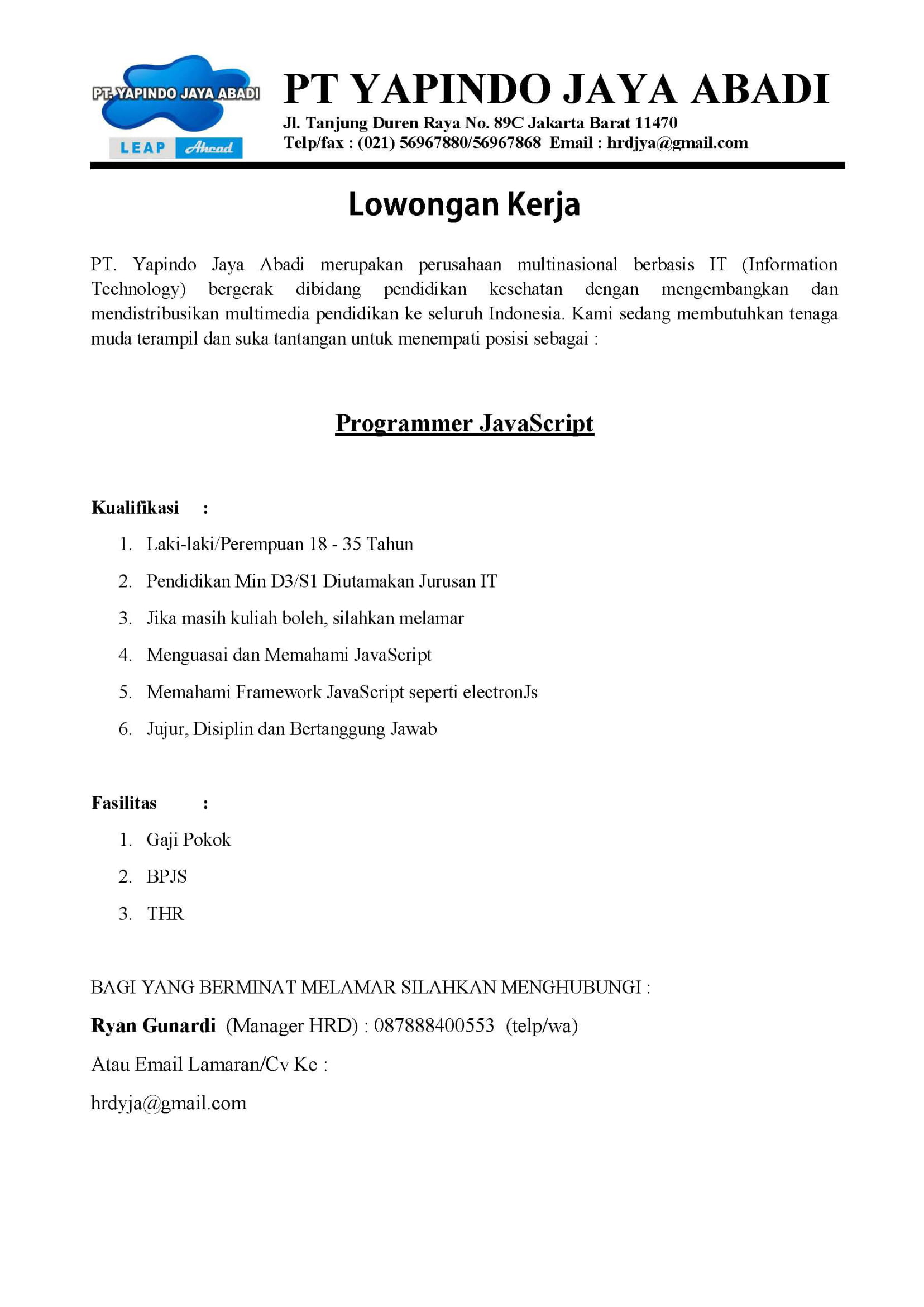 Programmer Java Script