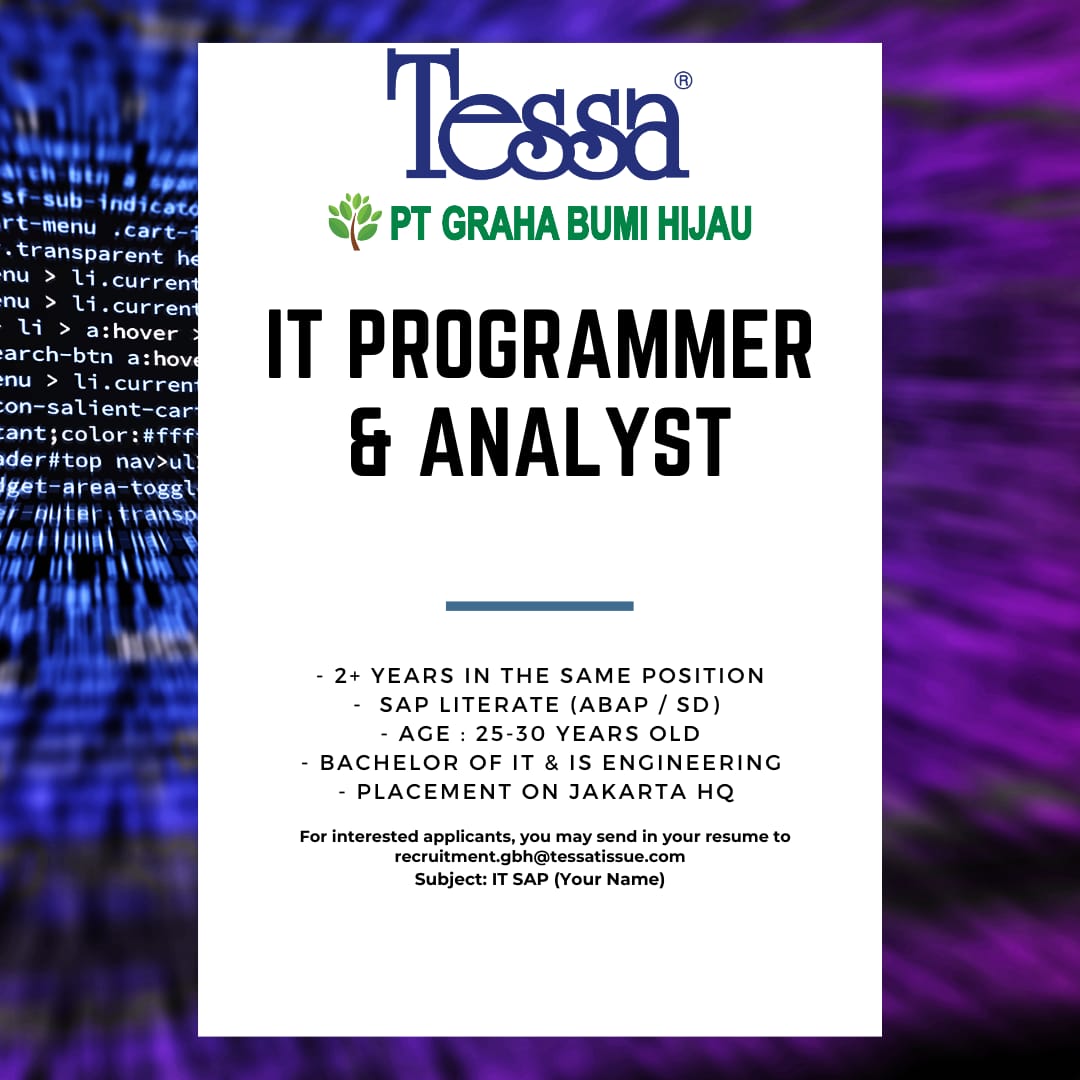 IT Programmer dan Analis