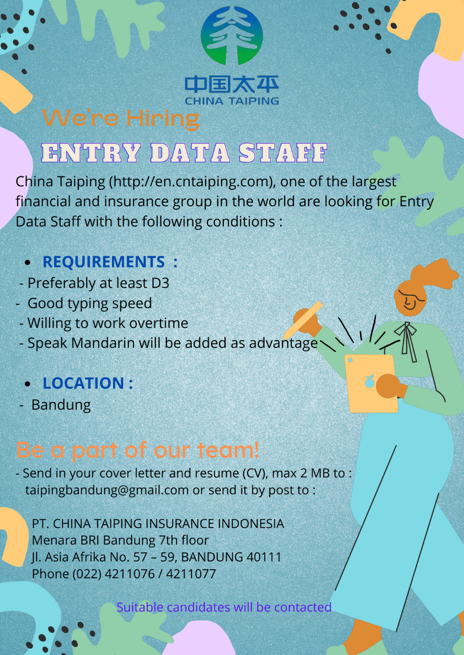 Entry Data Staff