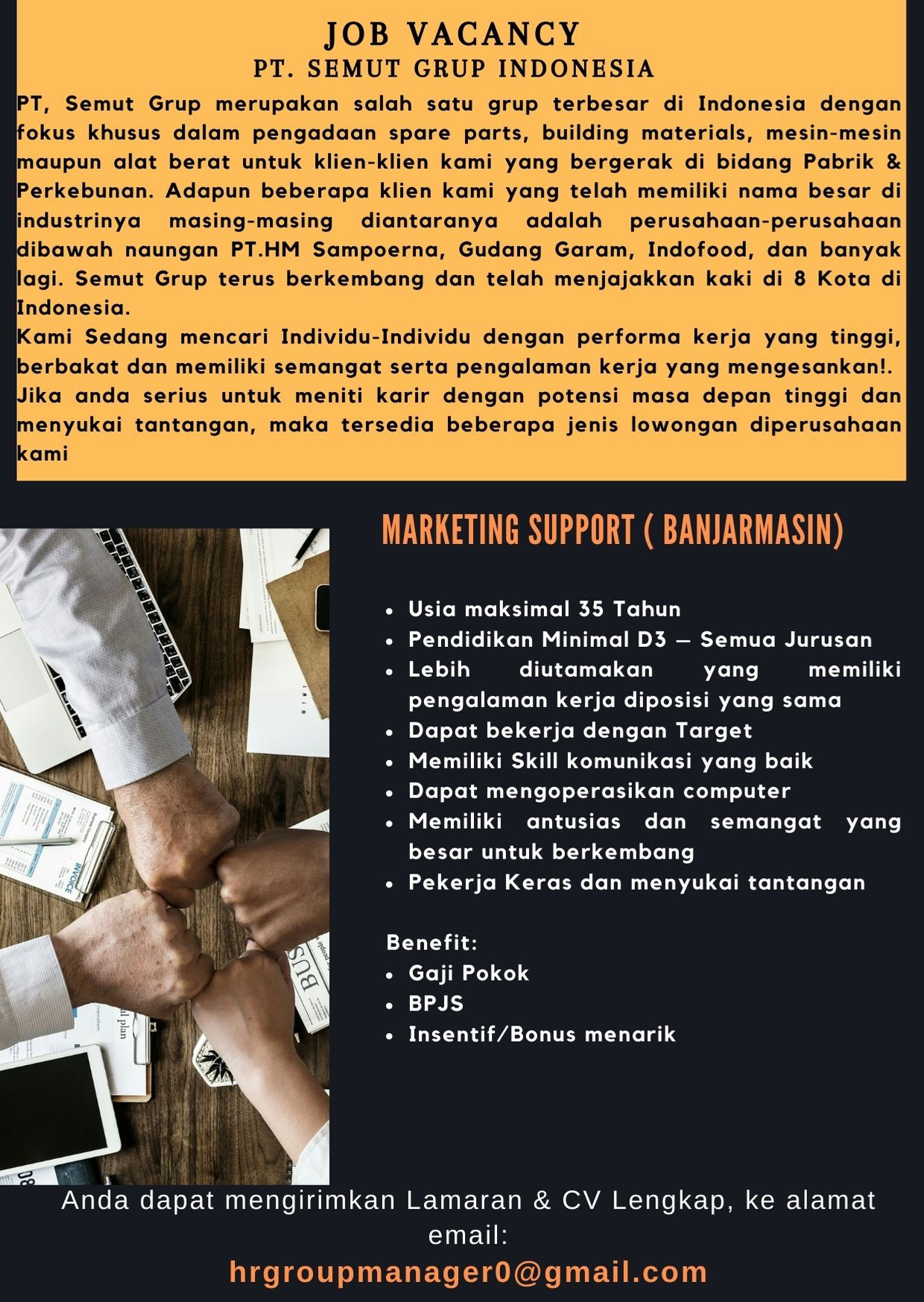 Marketing Support
