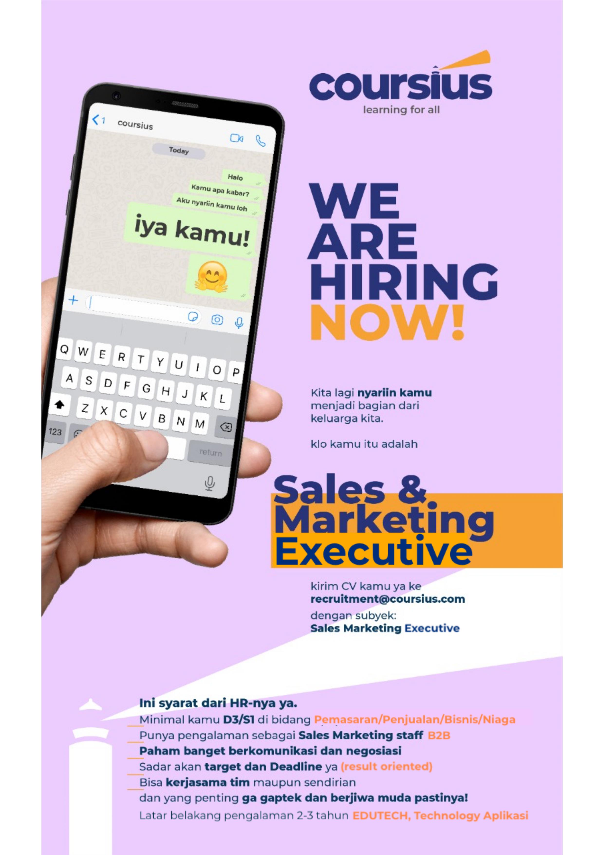 Sales and Marketing Executive
