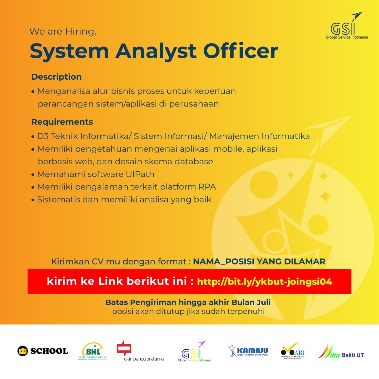 System Analyst Officer