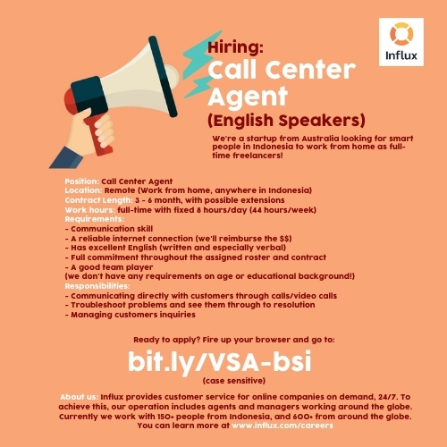 Call Center Agent