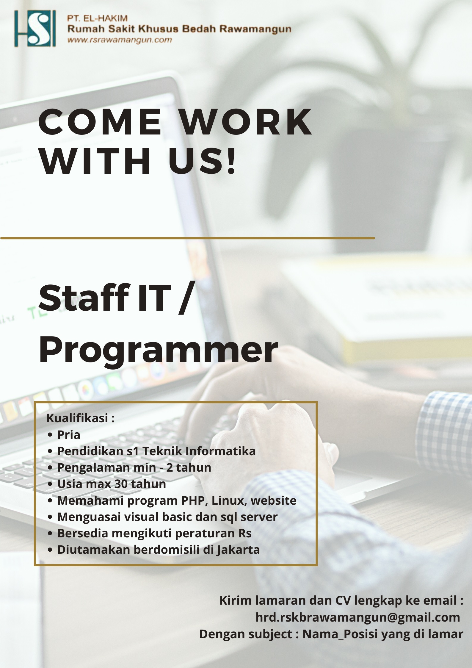 Staf IT / Programmer