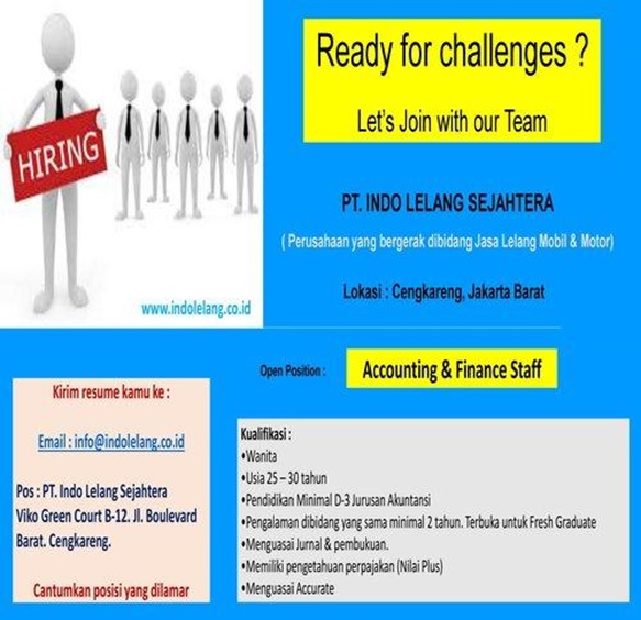 Accounting dan Finance Staff