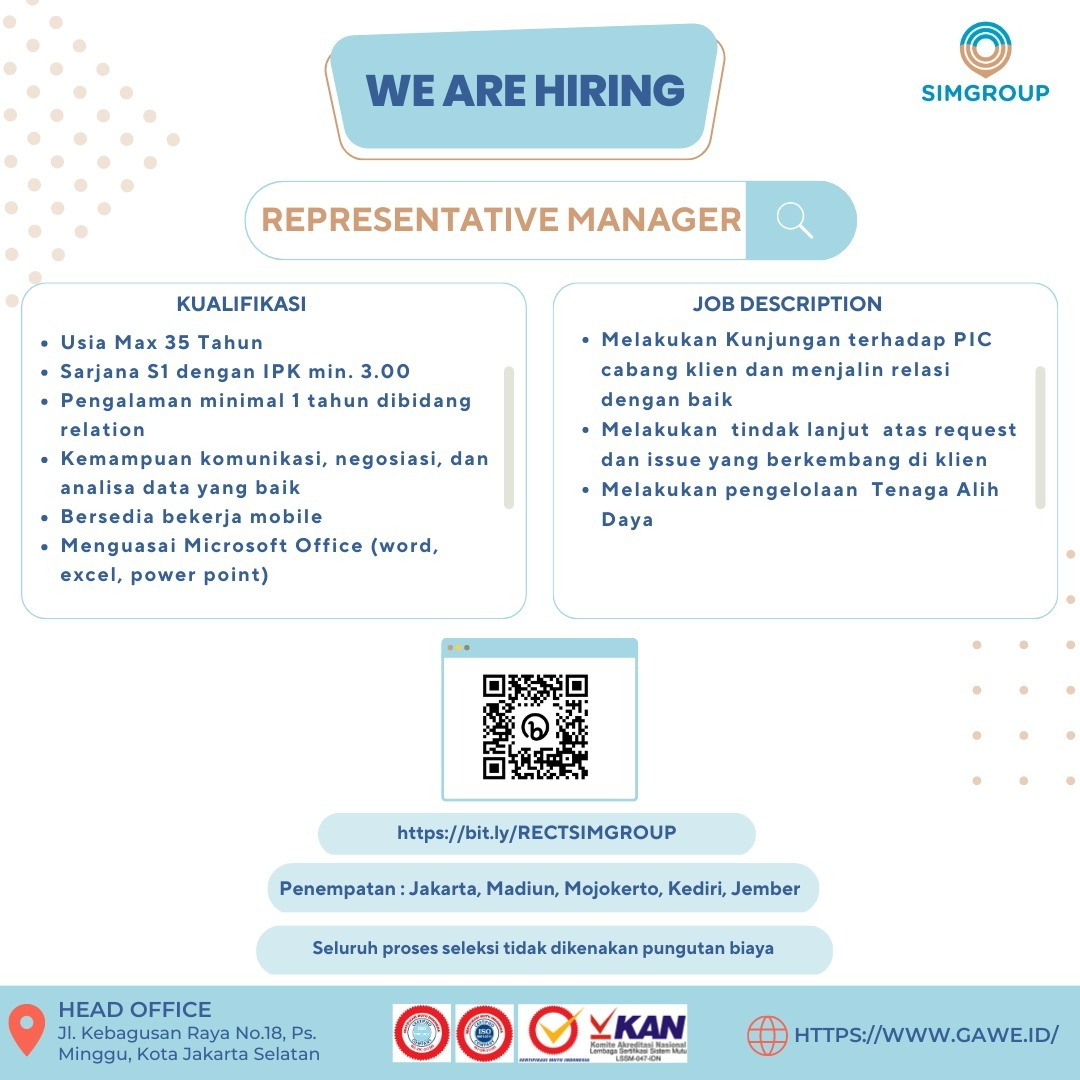 Representative Manager