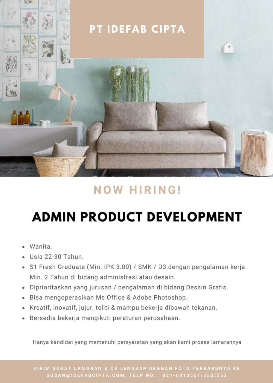 Admin Product Development