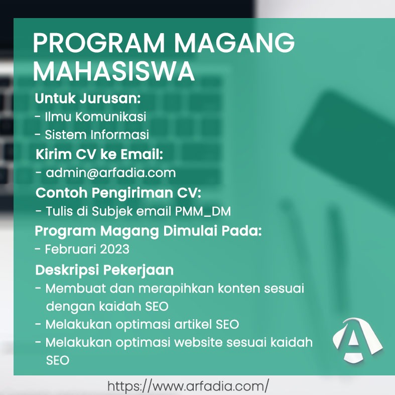 Poster Magang