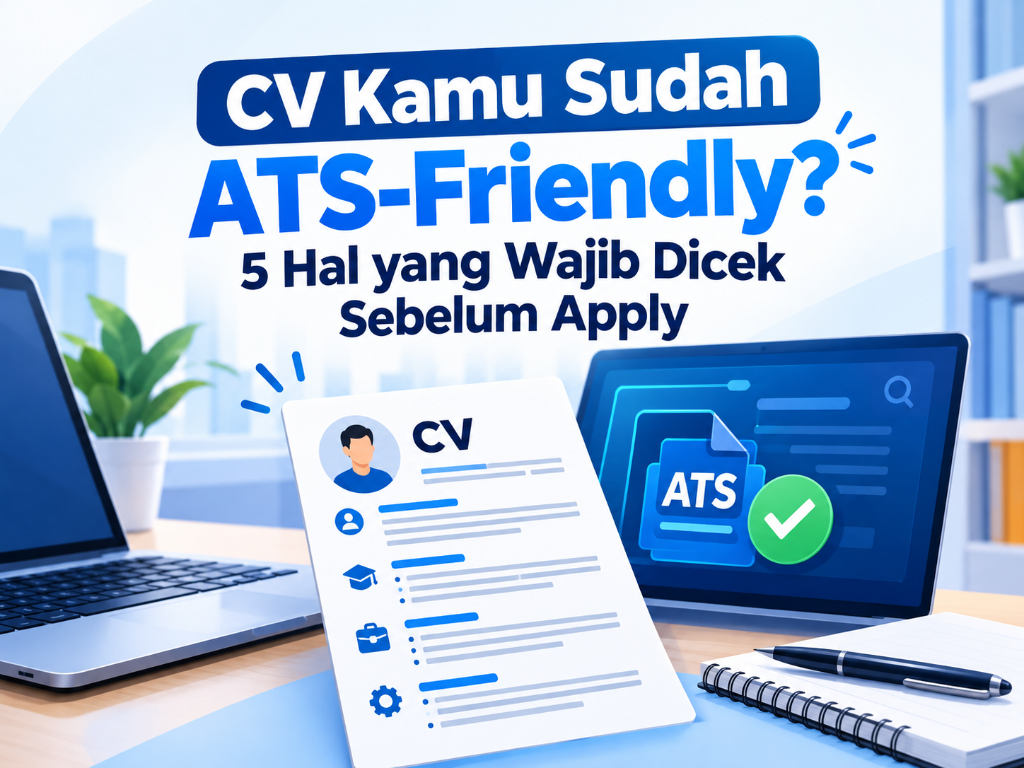 CV Kamu Sudah ATS-Friendly? 5 Hal yang Wajib Dicek Sebelum Apply