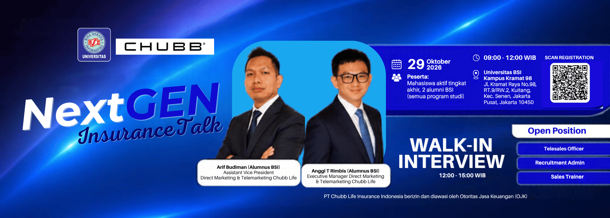 Walk in Interview PT.Chubb Life Insurance