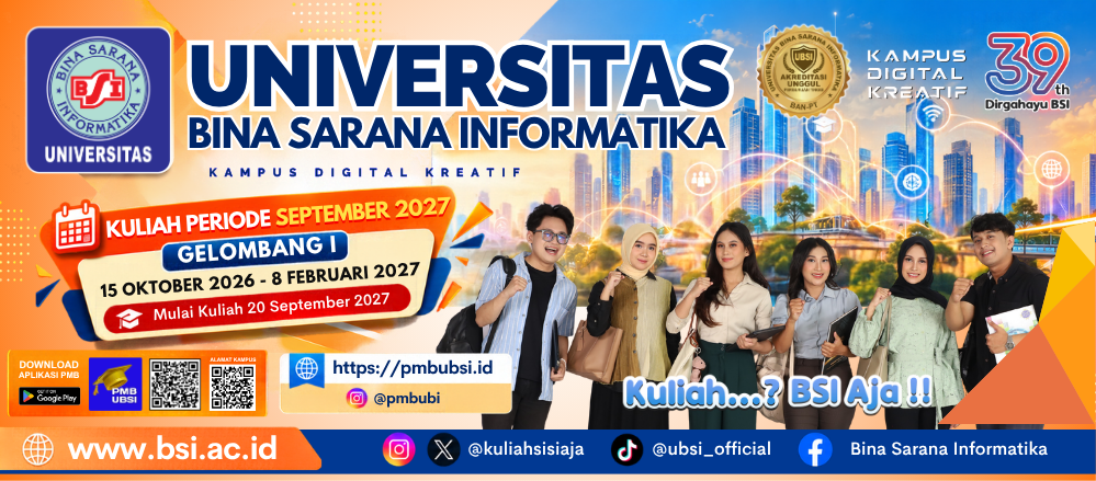 Kuliah BSI September 2027