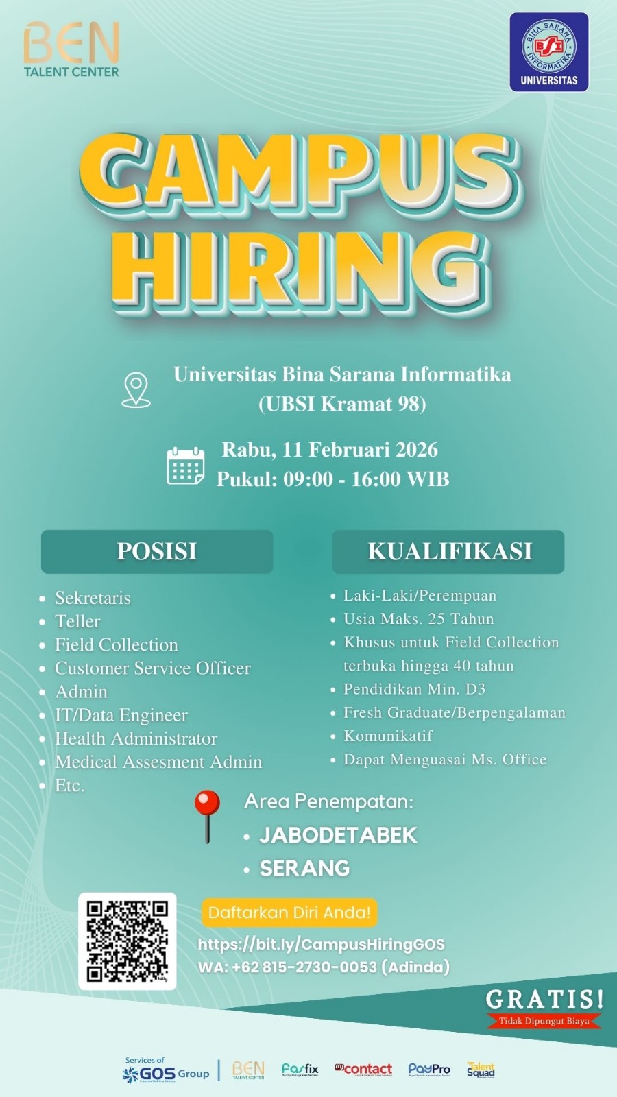 Campus Hiring - BEN Talent Center