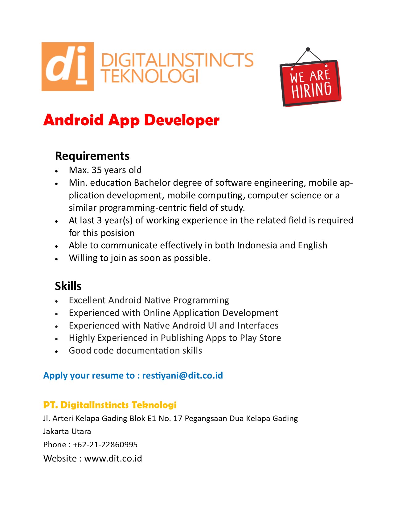 Android App Developer