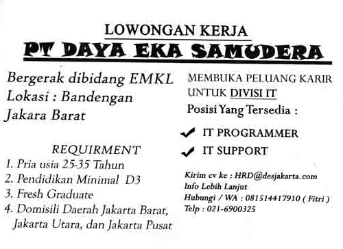 IT Programmer & IT Support