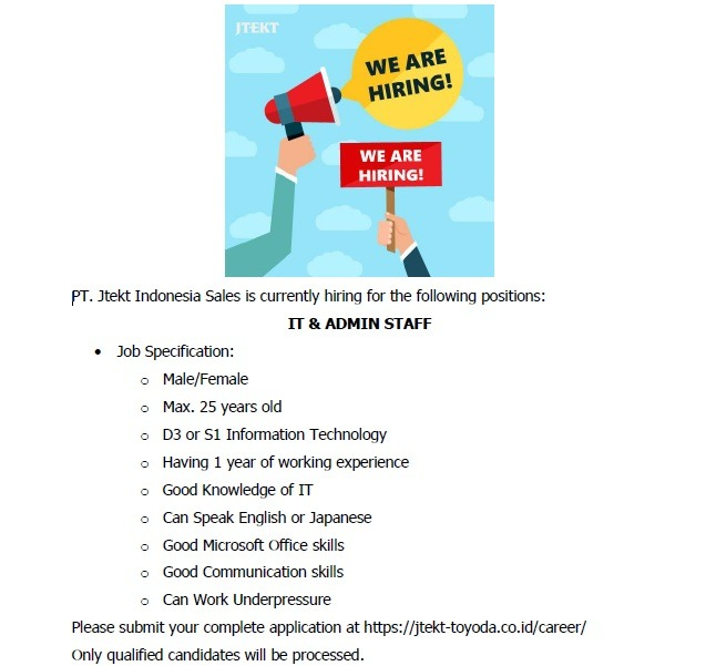 IT & Admin Staff