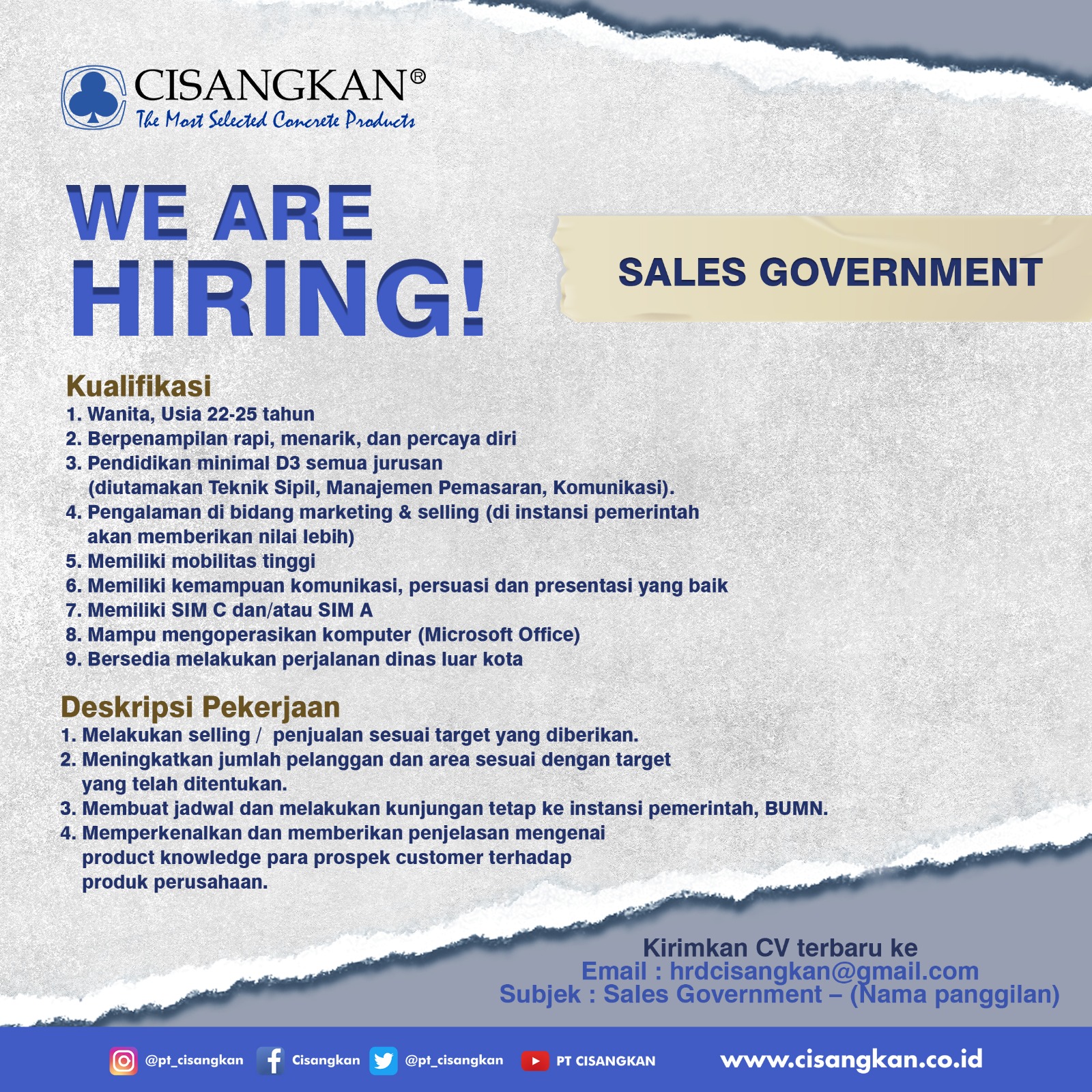 Sales Government