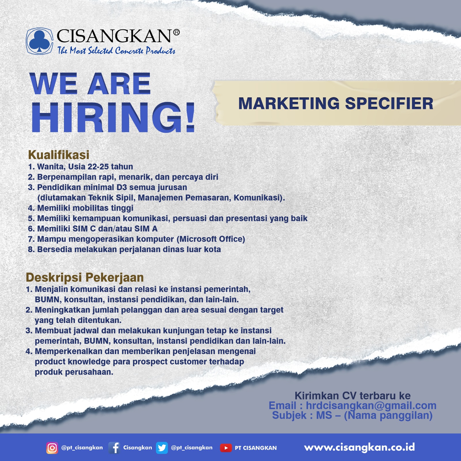 Marketing Specifier