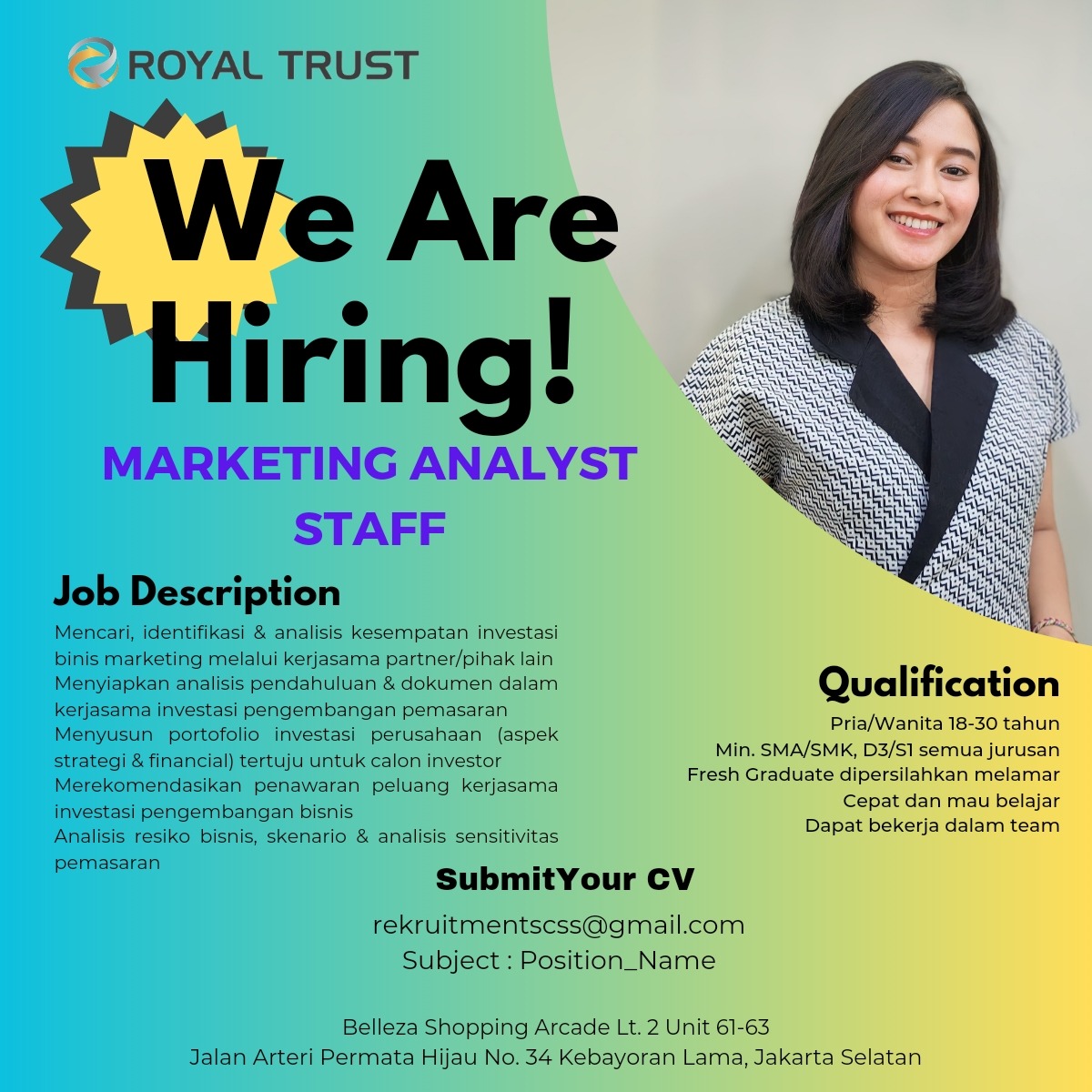 Marketing Analyst Staff