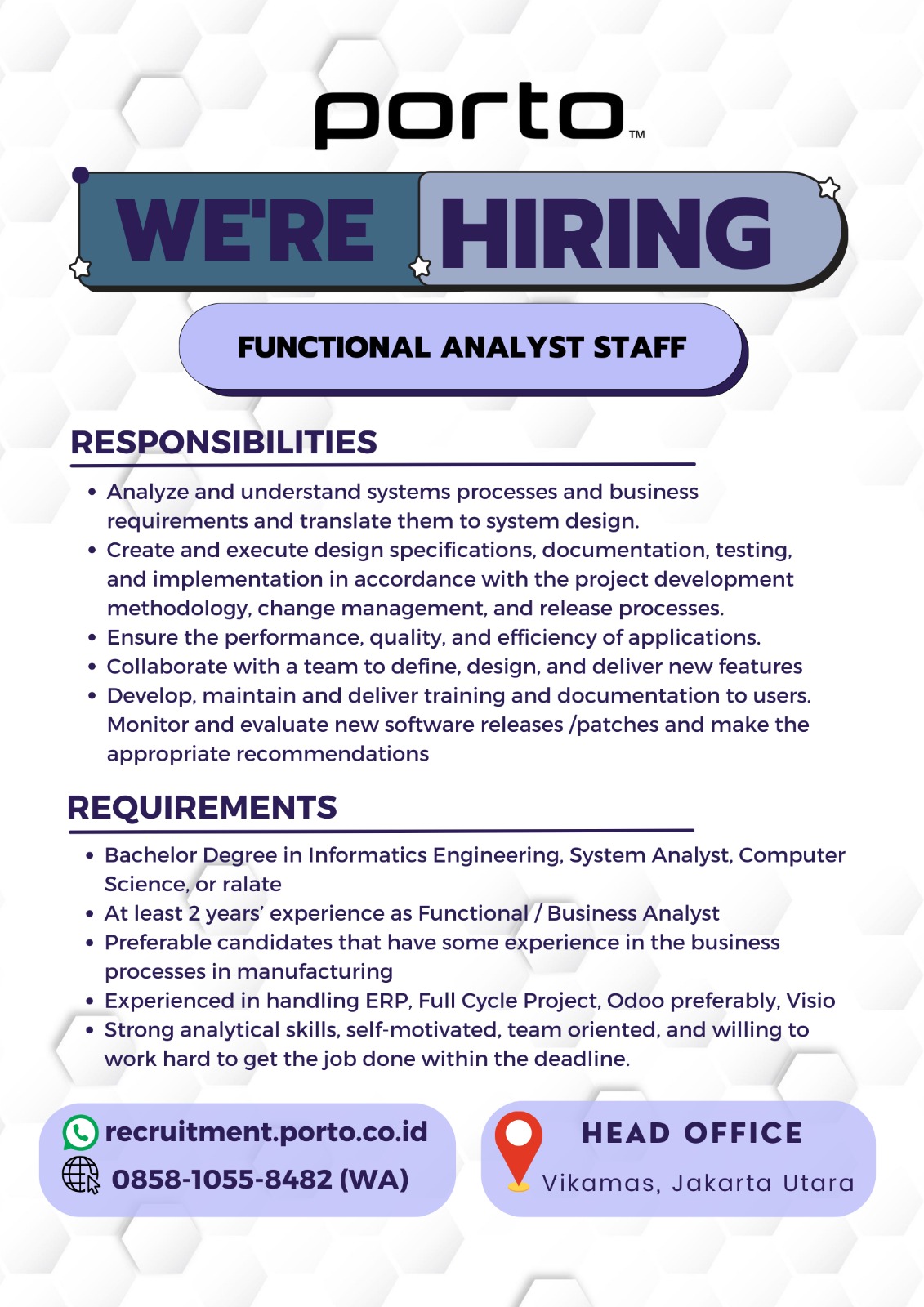 Functional Analyst Staff