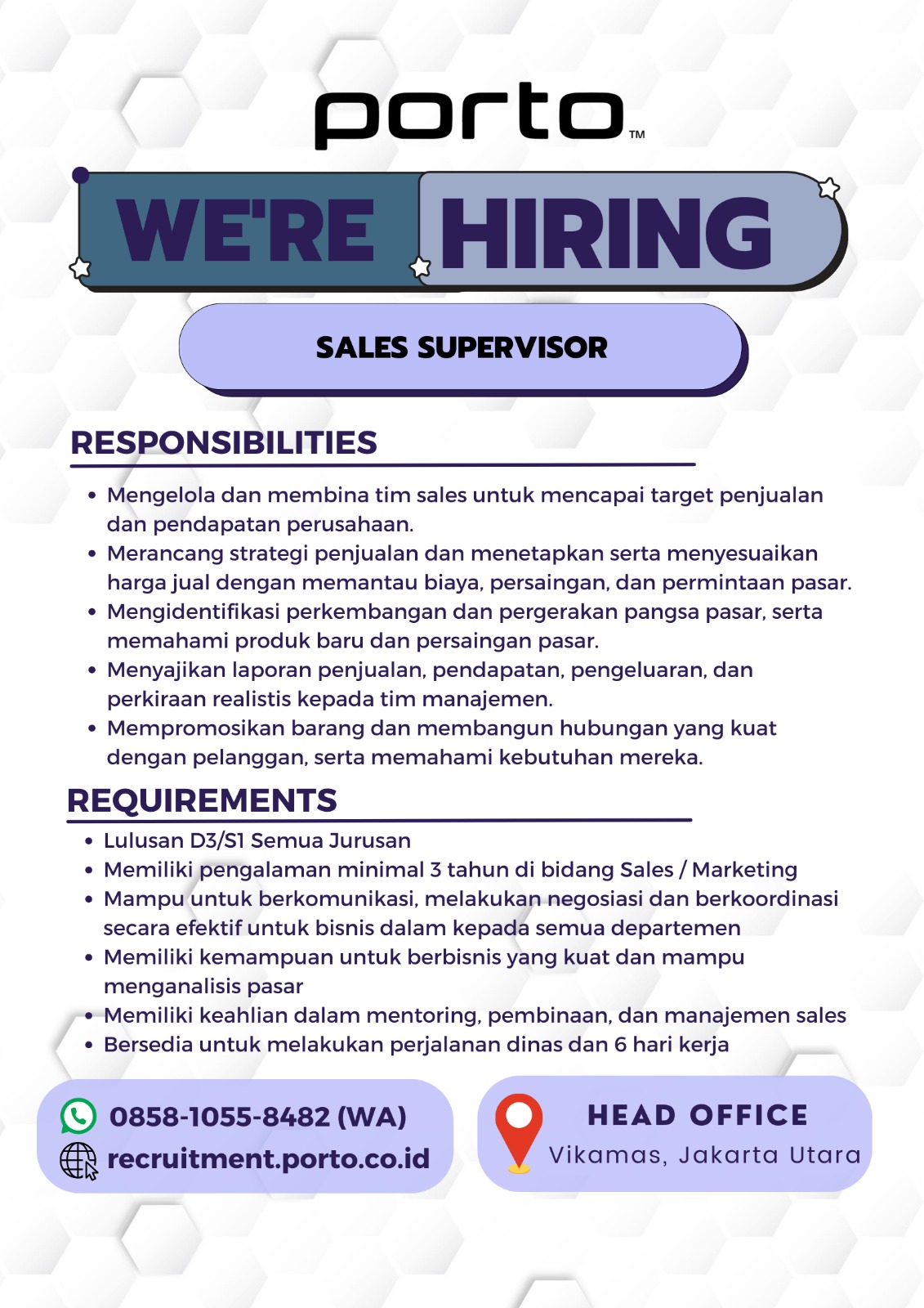 Sales Supervisor