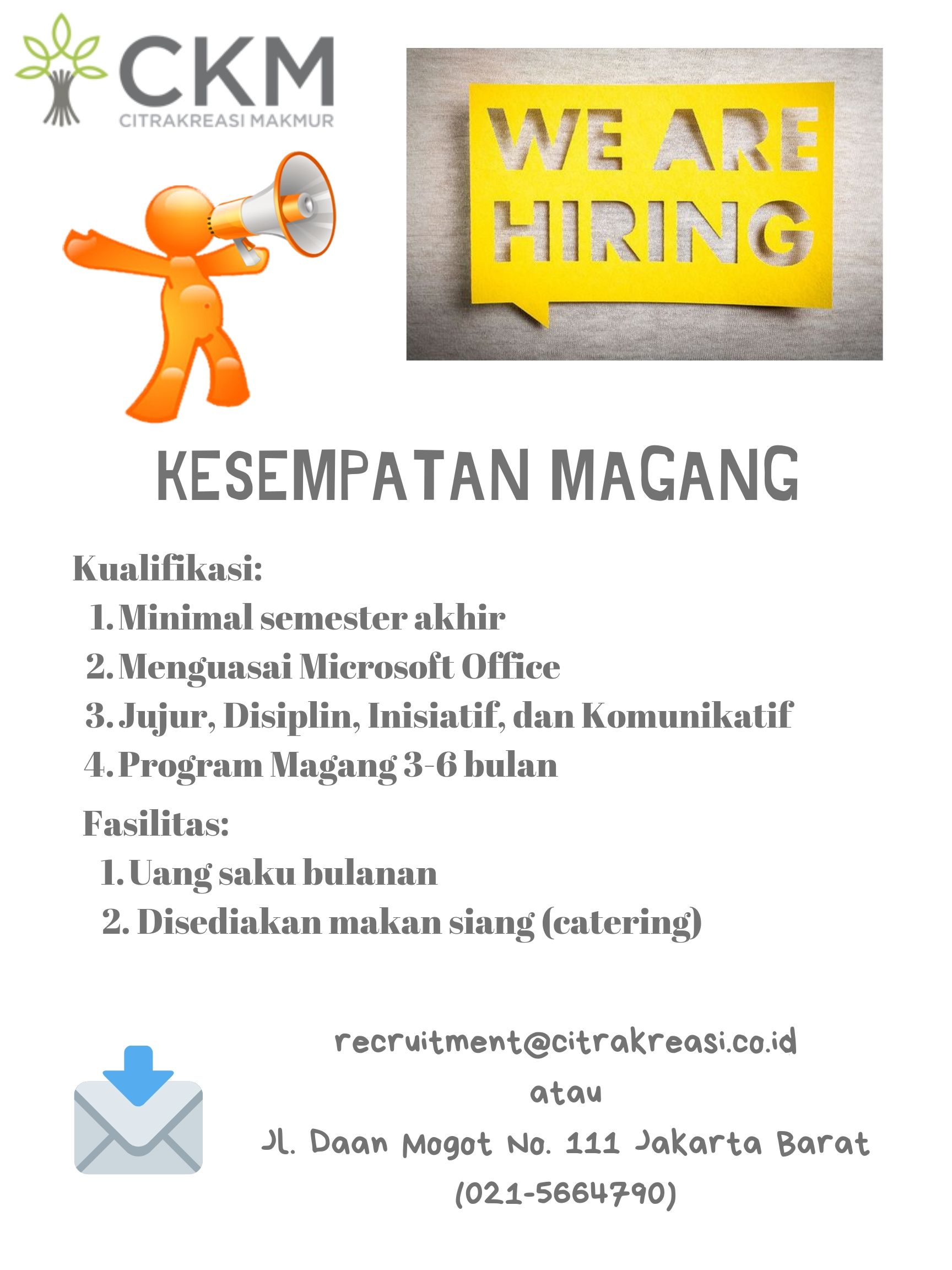 Poster Magang